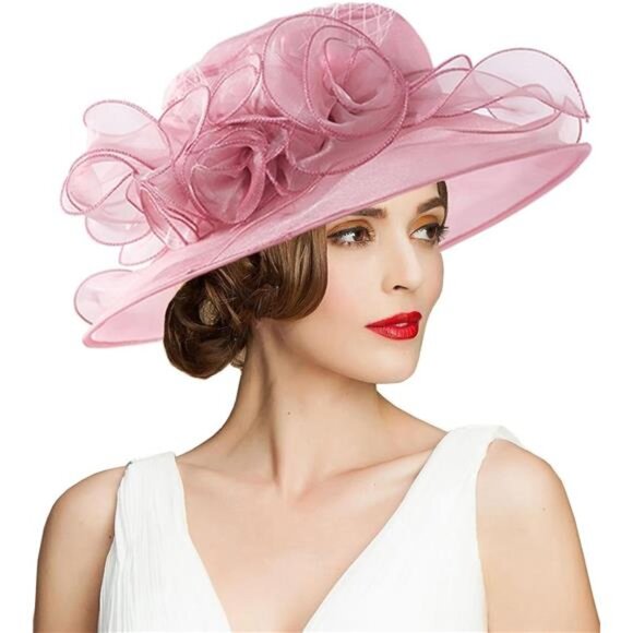 Women\'s Kentucky Hat Wide Brim Pink main image 7